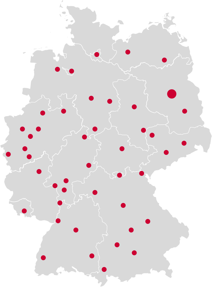 Mitgliedschaften in ganz Deutschland